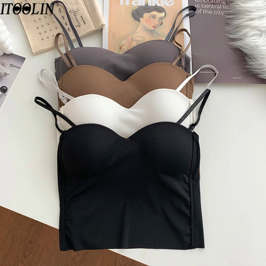 Fashion Backless Tank Tops Cute Crop Tops For Women Slim