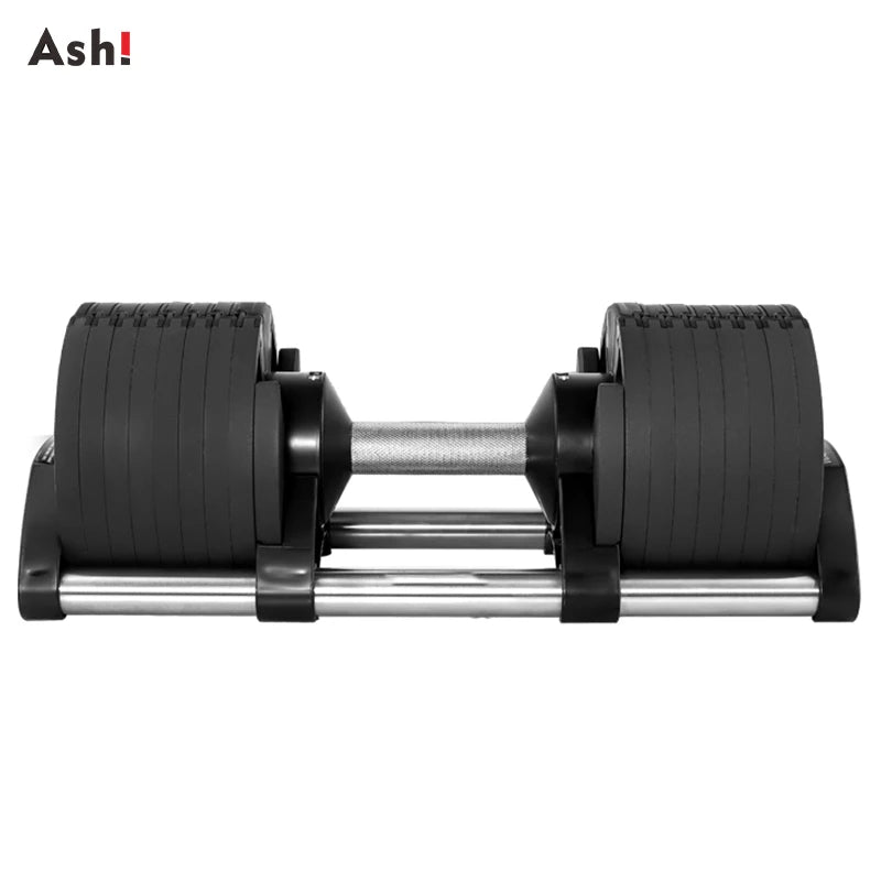 Adjustable Dumbbell Pair 2kg(5lb) or 4kg(9lb) Increase Max 45kg(100lb) Home Fitness Dumbbells