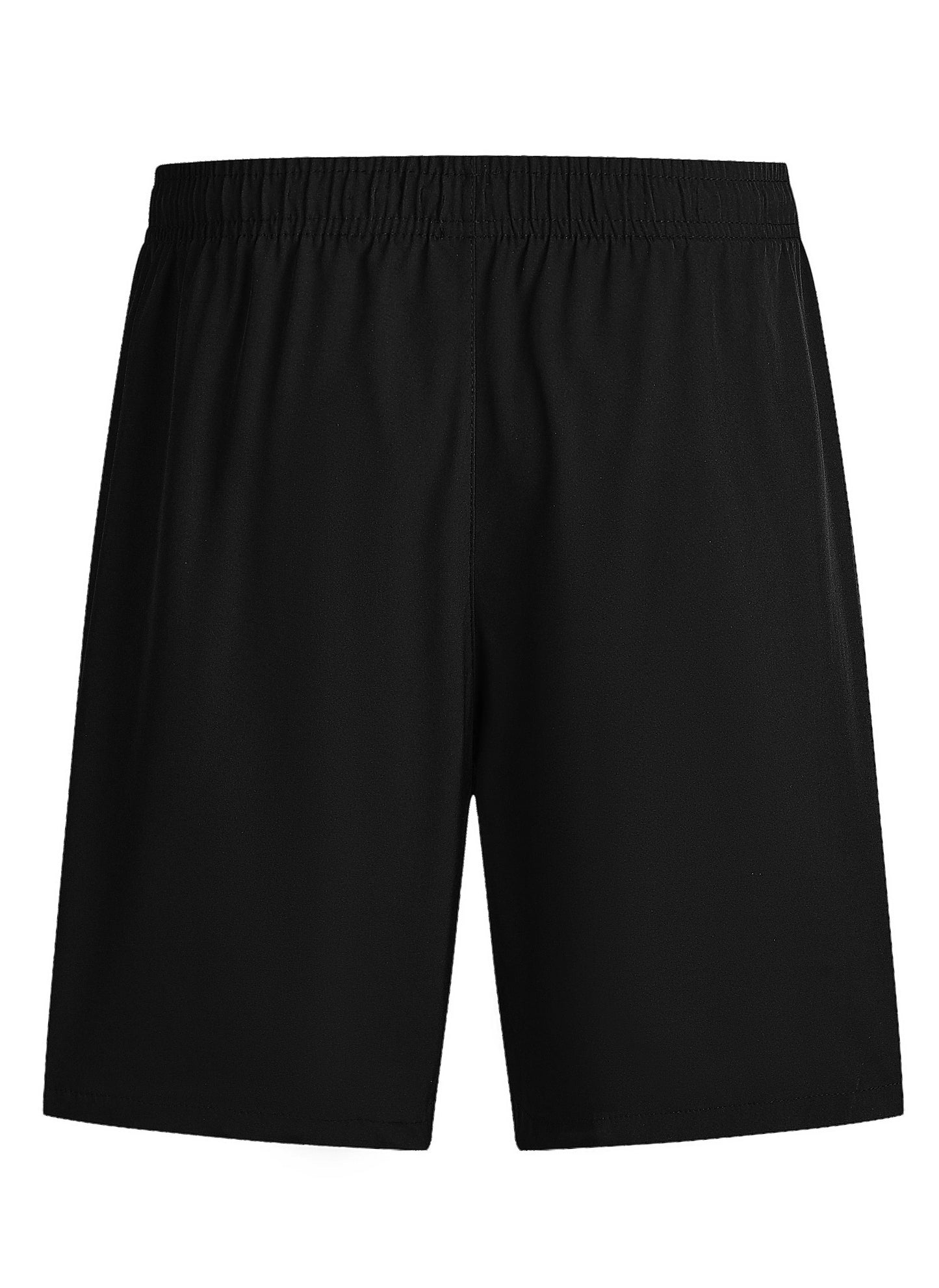 Men's Drawstring Quick Dry Shorts For Running, Breathable With Zipper Pockets, Fitness