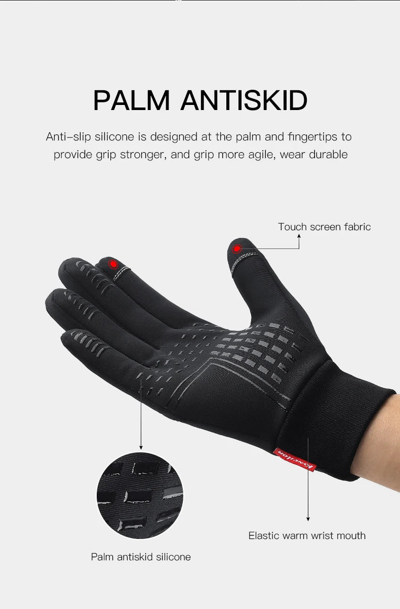 Cozy Women's Nylon Running Gloves for Winter Adventures