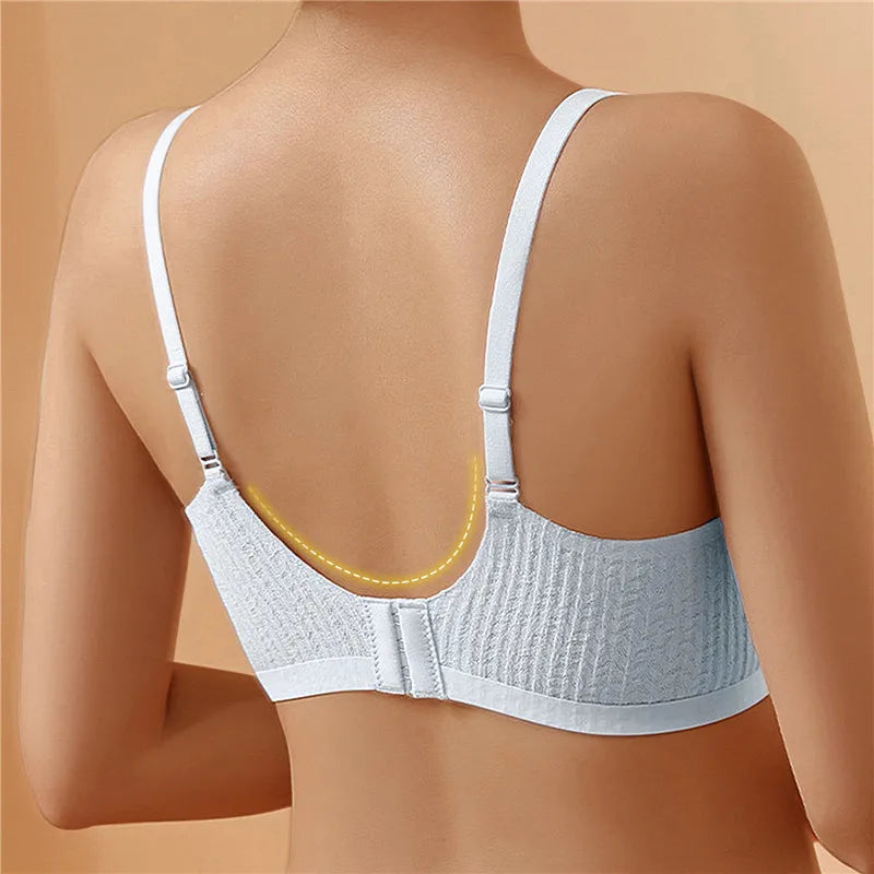 One-Piece Bra Women No Steel Ring Breathable Large Size