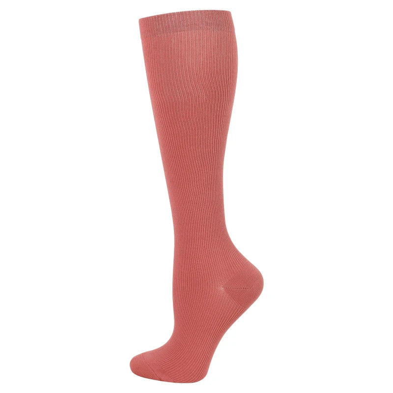 Unisex Compression Sports Socks for Hiking, Running & Training - High-Performance Elastic Support