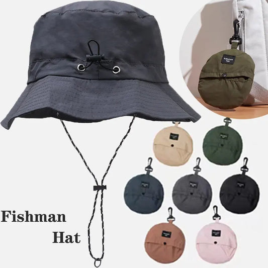 Waterproof Fisherman Hat Women Summer Sun Protection Camping Hiking Mountaineering Caps