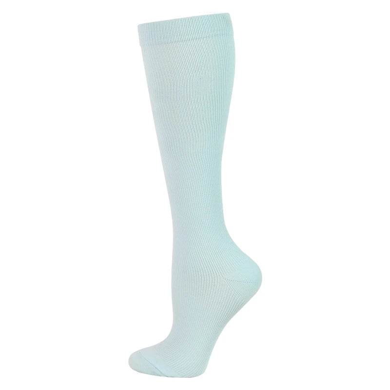 Unisex Compression Sports Socks for Hiking, Running & Training - High-Performance Elastic Support