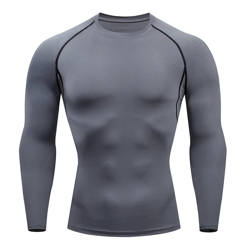 Men's High Quality MMA Fitness Gym Sports T-Shirt Jogging Running Shirt