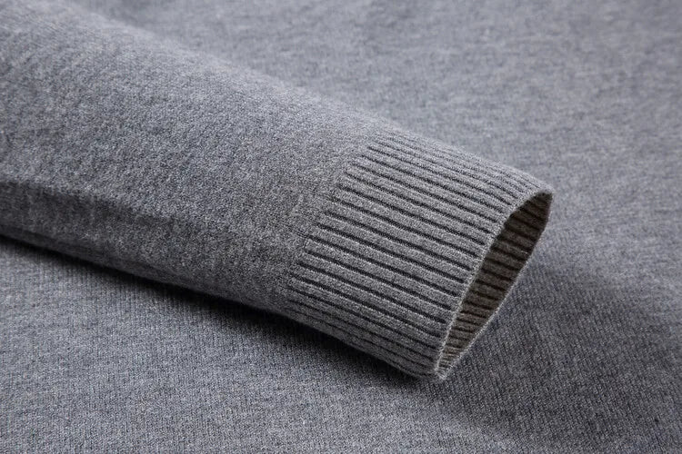 Sweat wear Men's Anti-pilling High Quality Knitted Turtleneck Sweater Slim Fit Long Sleeve Pullover