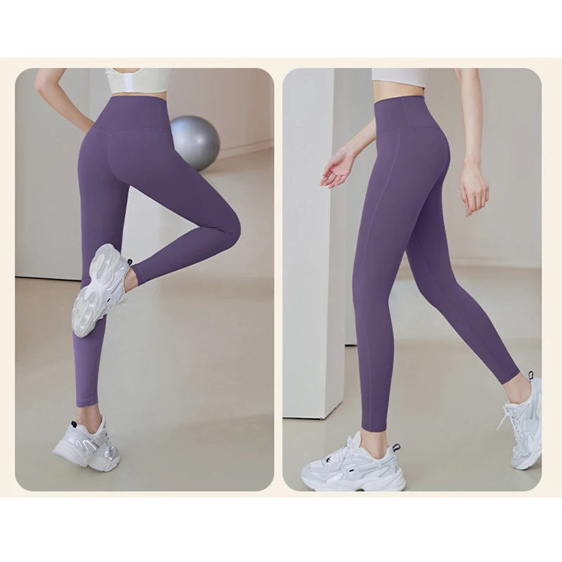 Ribbed Yoga Pants High Waisted Legging